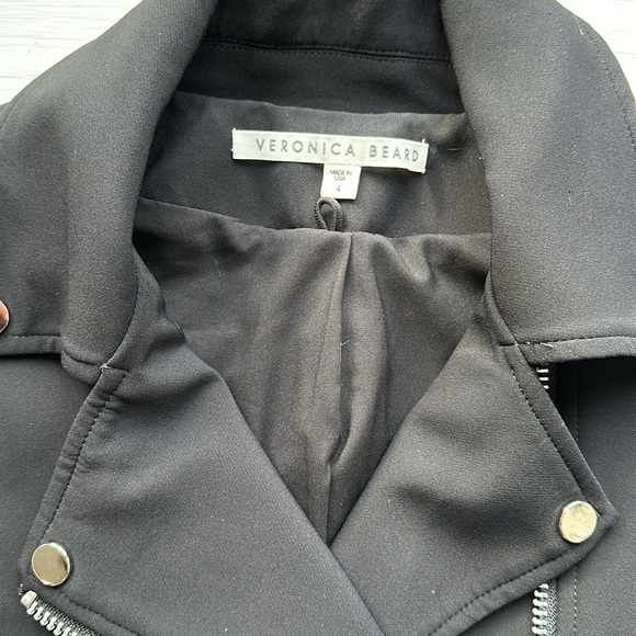 Veronica Beard Hadley Scuba Jacket Black size 4 - Picture 5 of 16
